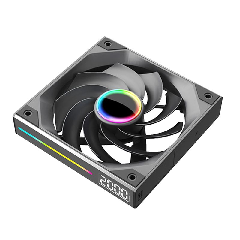 Fan Hub Rgb Controller - 120Mm Digital Display ARGB Light Synchronization