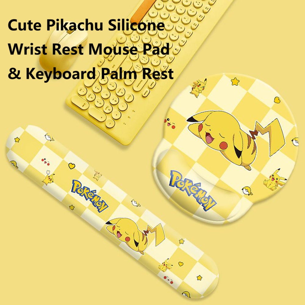 Gaming Accessories As Gifts - Pokemon Pikachu Silicone Wrist Rest Mouse