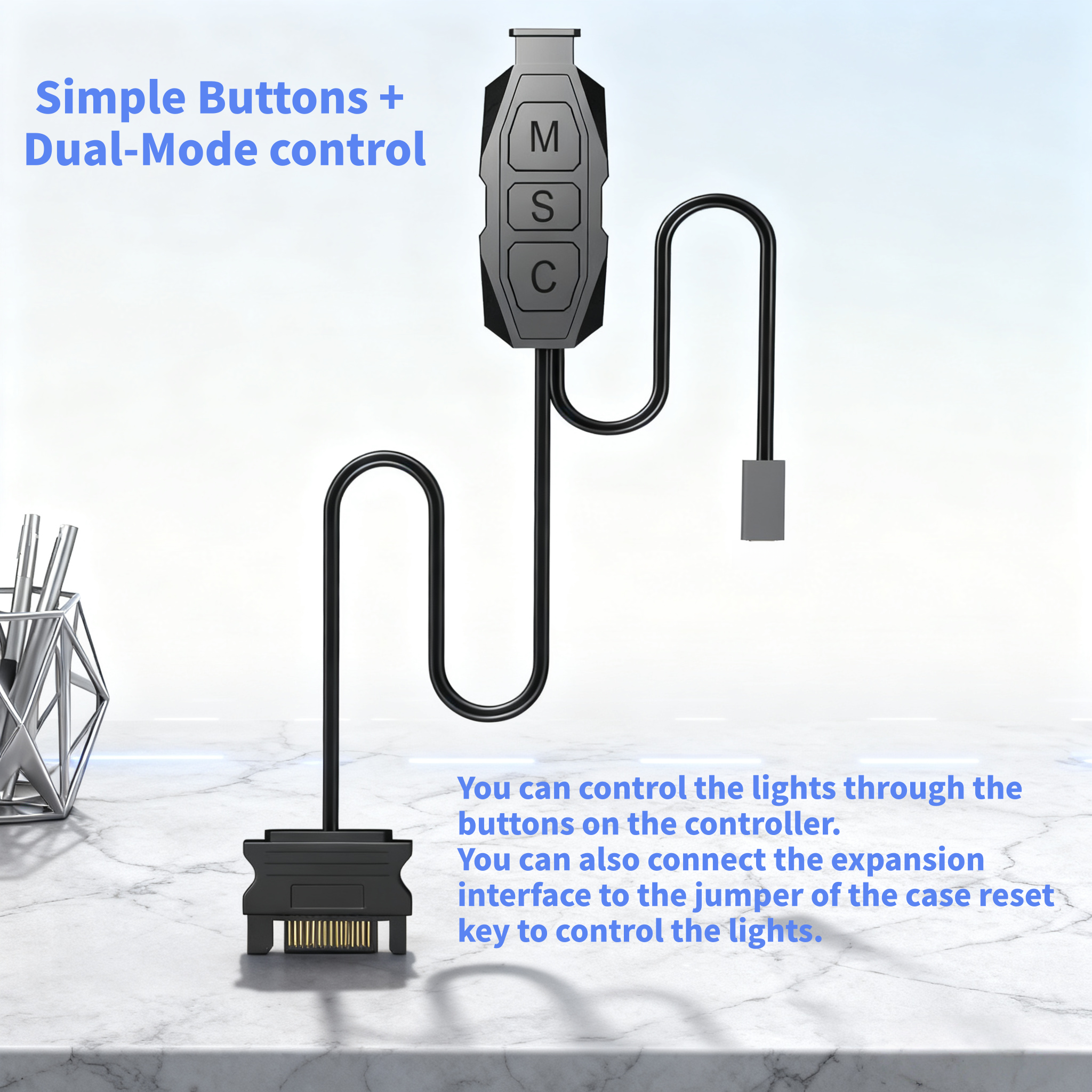 Fan Hub Rgb Controller - 5V ARGB controller - 3-pin lighting