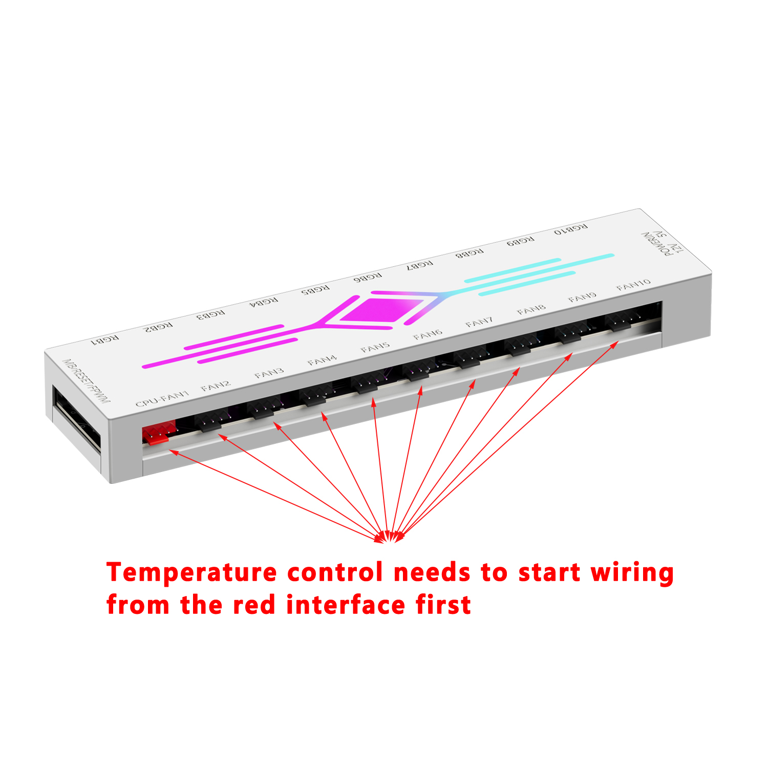 ICE Whale K10 1 to 10 PWM&ARGB - Fan Hub Rgb Controller 리뷰 및 가격