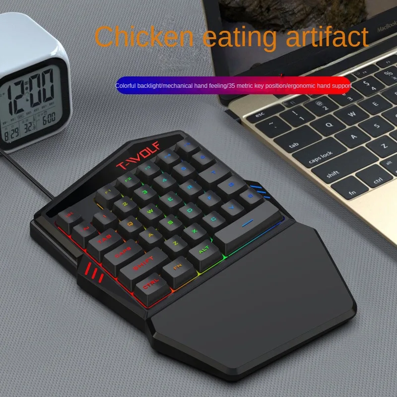 T-WOLF TF900 One Handed Keyboa - Gaming Hand Accessories 리뷰 및 가격