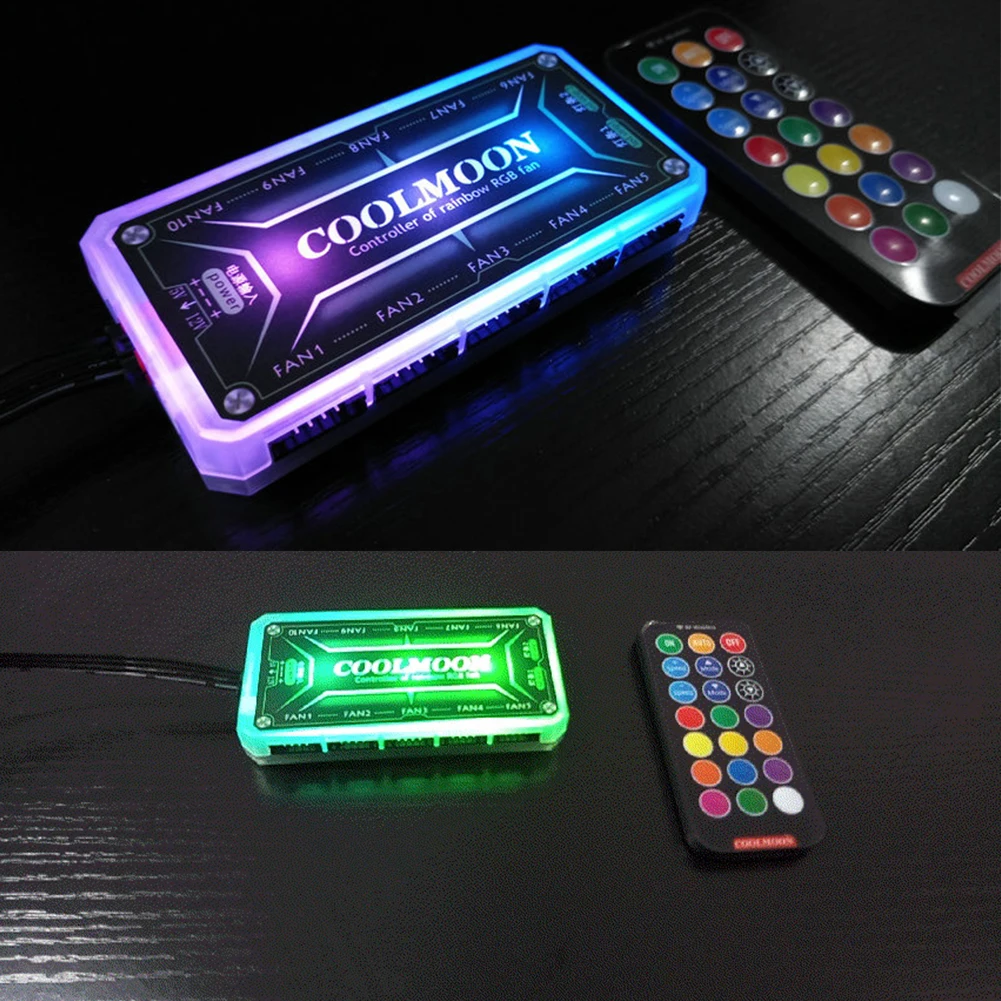 COOLMOON ARGB Controller 12V 5 - Fan Hub Rgb Controller 리뷰 및 가격