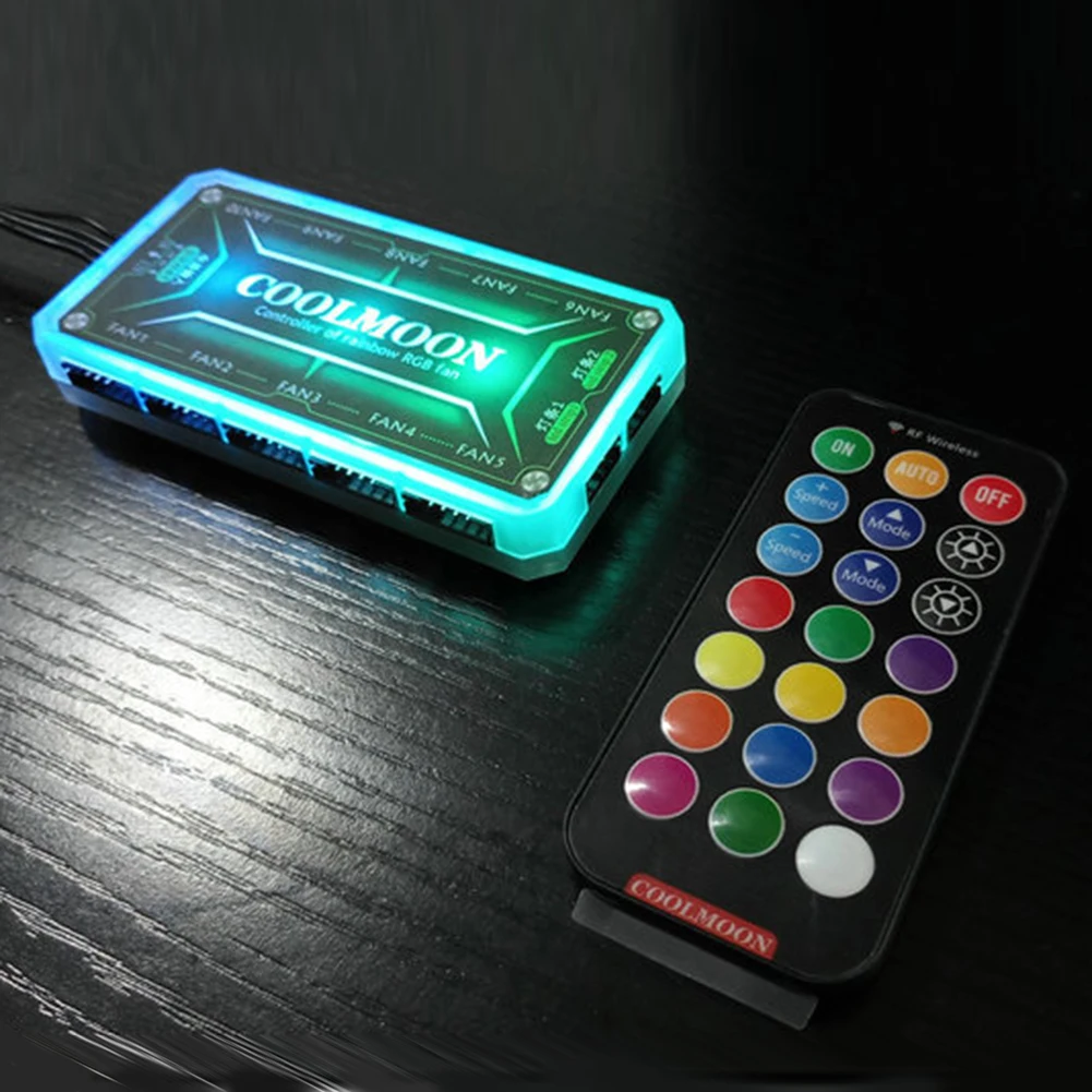COOLMOON ARGB Controller 12V 5 - Fan Hub Rgb Controller 리뷰 및 가격