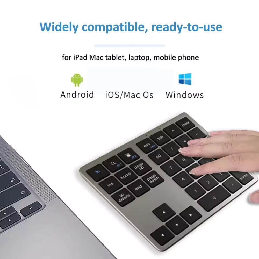 2.4Ghz Wireless + Bluetooth Nu - Keyboard Numpad Separate 리뷰 및 가격