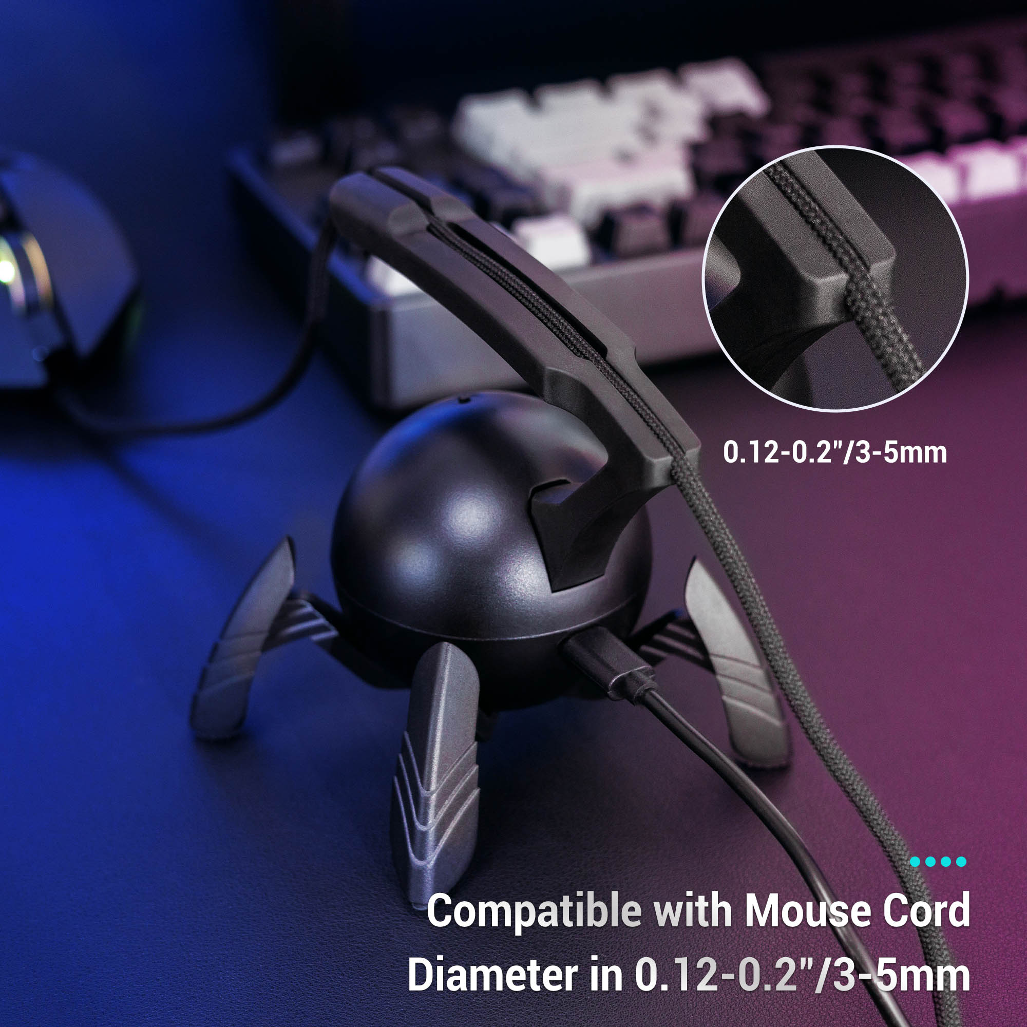 Mouse Bungee Mouse Cable Holde - Mouse Bungee Spring 리뷰 및 가격