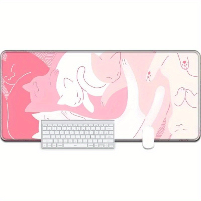 Kawaii Pink Cat Large Mouse Pa - Gaming Accessories Very 리뷰 및 가격