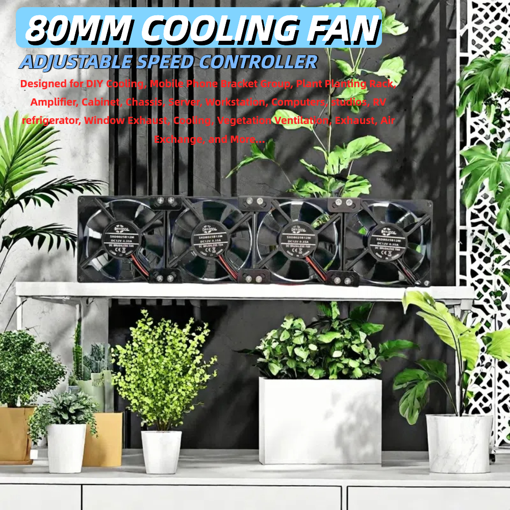 4-Pack 80mm X 25mm High-Speed  - Fan Hub Rgb Controller 리뷰 및 가격