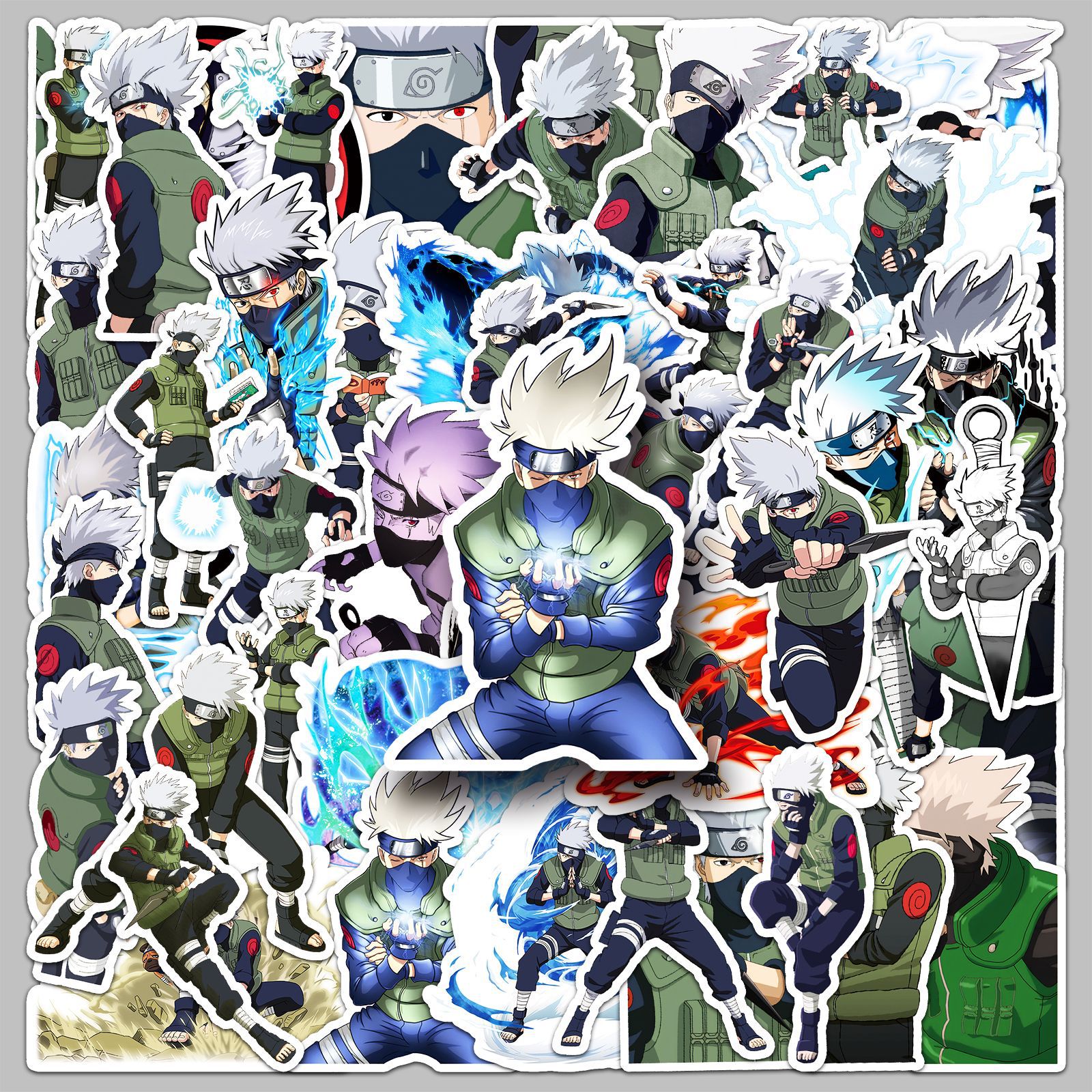 50pcs Anime Naruto Hatake Kaka - Gaming Accessories Anime 리뷰 및 가격