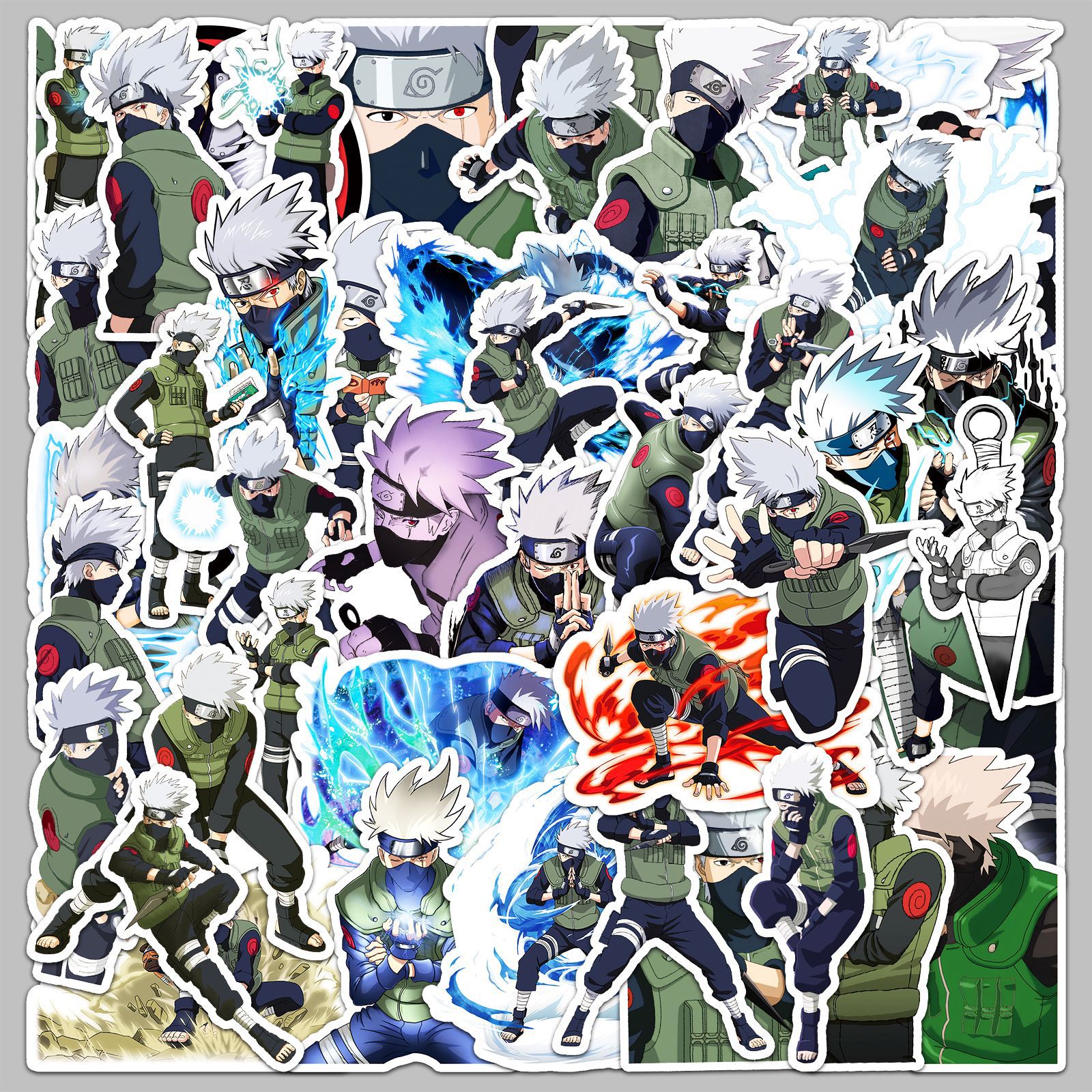 50pcs Anime Naruto Hatake Kaka - Gaming Accessories Anime 리뷰 및 가격
