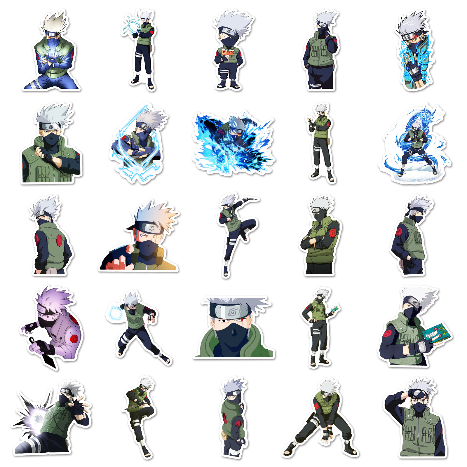 50pcs Anime Naruto Hatake Kaka - Gaming Accessories Anime 리뷰 및 가격