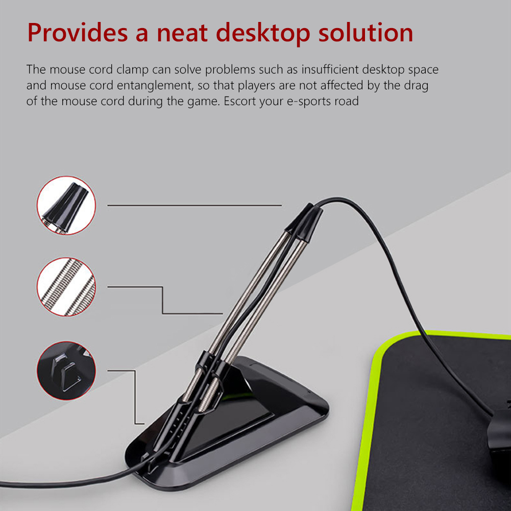 Mouse Cable Holder Computer PC - Mouse Bungee Spring 리뷰 및 가격