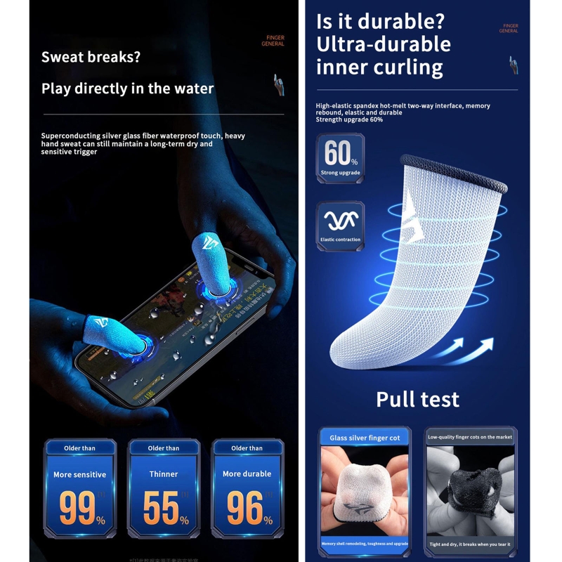 1 Pair Gamer Finger Sleeves Sw - Gaming Accessories Bundle 리뷰 및 가격