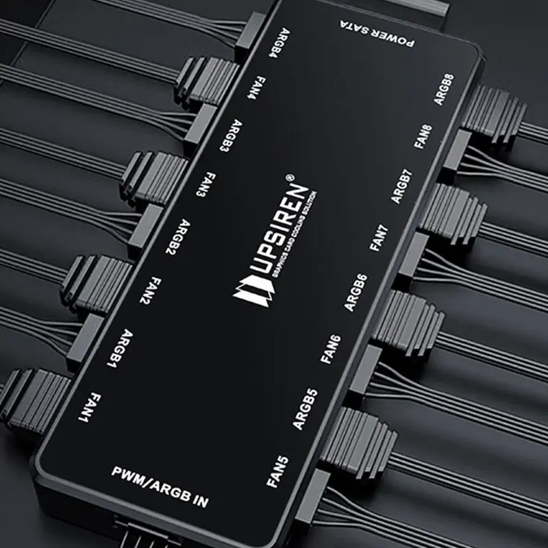 UPSIREN HU-8 Chassis Fan Hub，8 - Fan Hub Rgb Controller 리뷰 및 가격