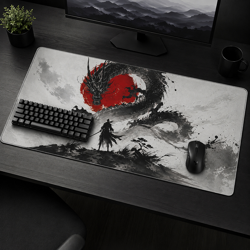 Mouse Pad Gaming Ink Dragon pr - Gaming Accessories On Sale 리뷰 및 가격
