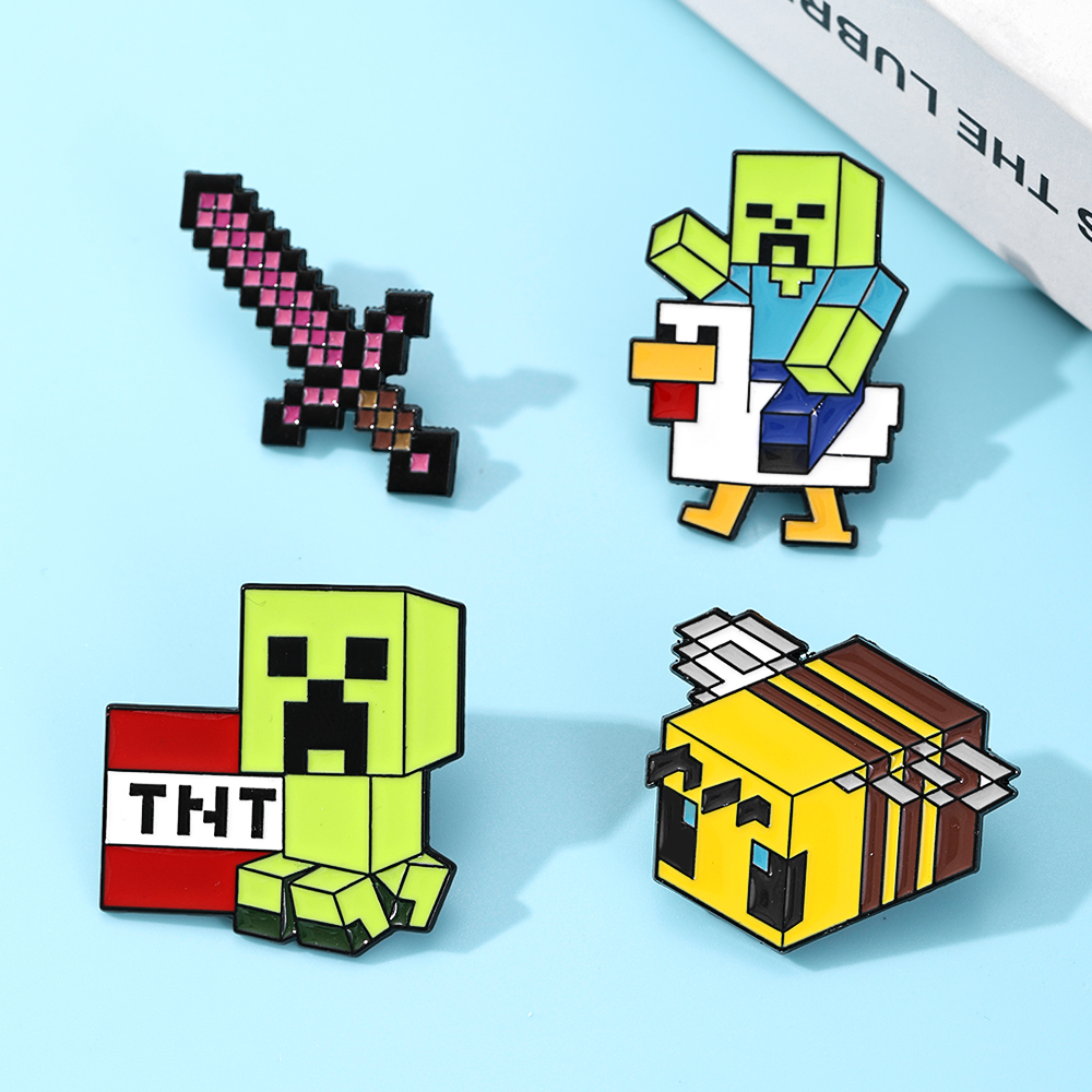 4pcs Cute Baby Zombie Chicken  - Gaming Accessories Anime 리뷰 및 가격