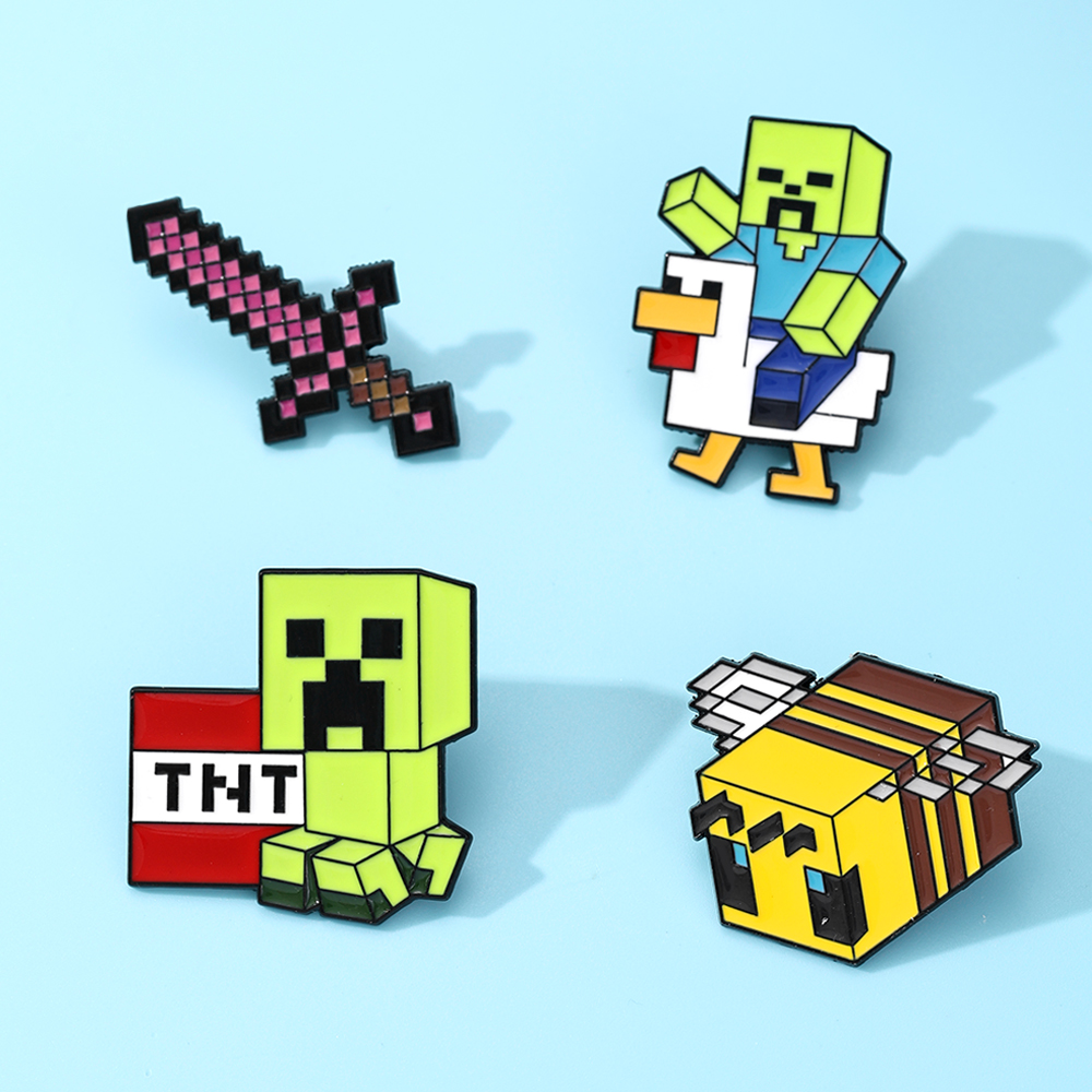 4pcs Cute Baby Zombie Chicken  - Gaming Accessories Anime 리뷰 및 가격