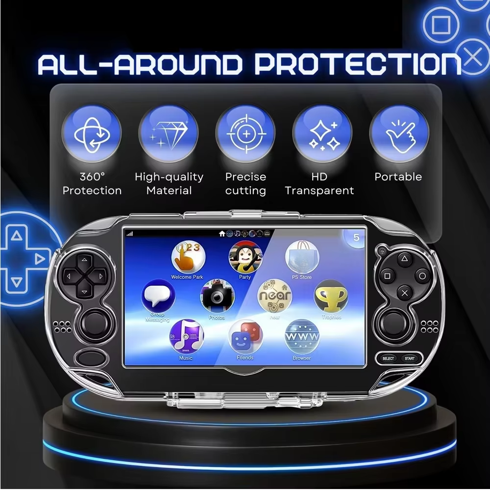 Clear Crystal Protective Case  - Gaming Accessories Playstation 리뷰 및 가격