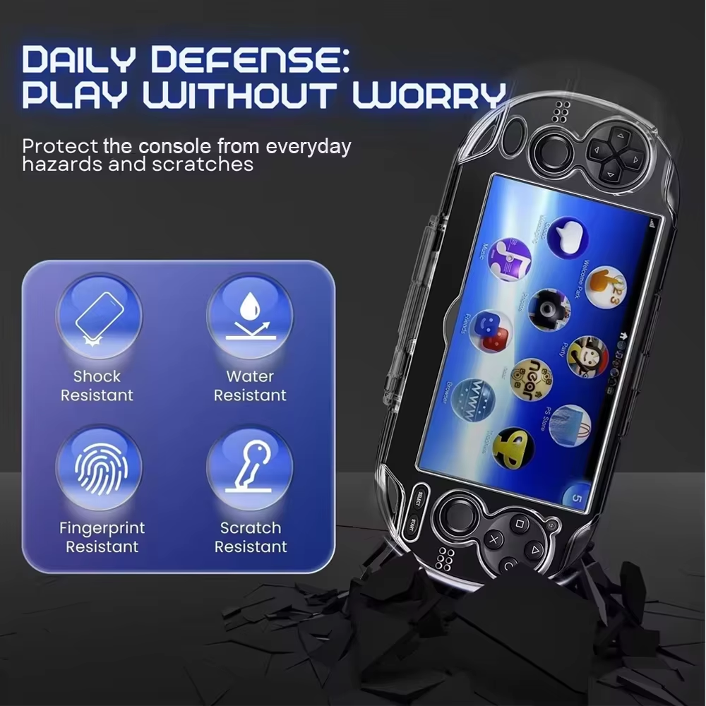 Clear Crystal Protective Case  - Gaming Accessories Playstation 리뷰 및 가격