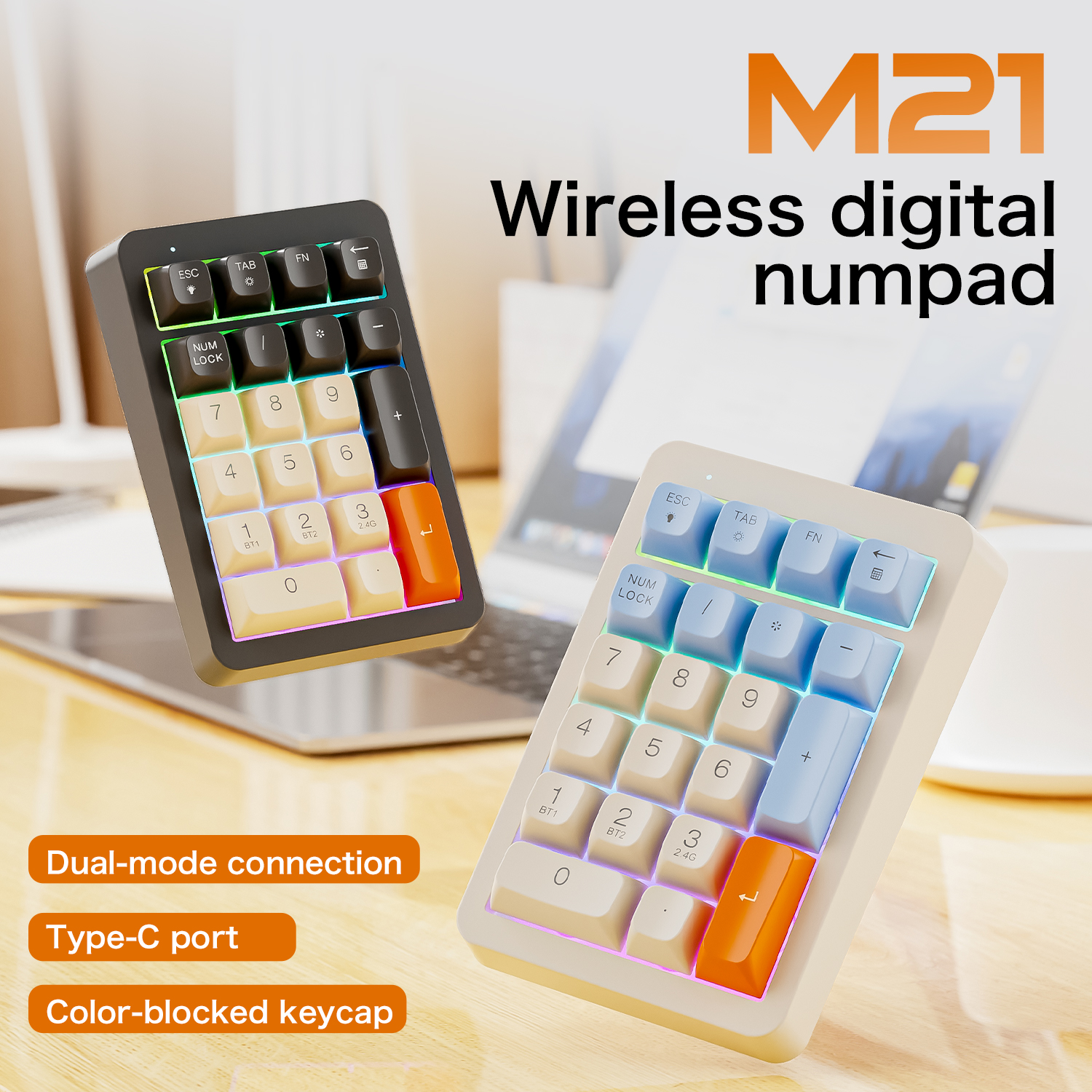 FREEWOLF M21 Wireless Numeric  - Keyboard Numpad Separate 리뷰 및 가격