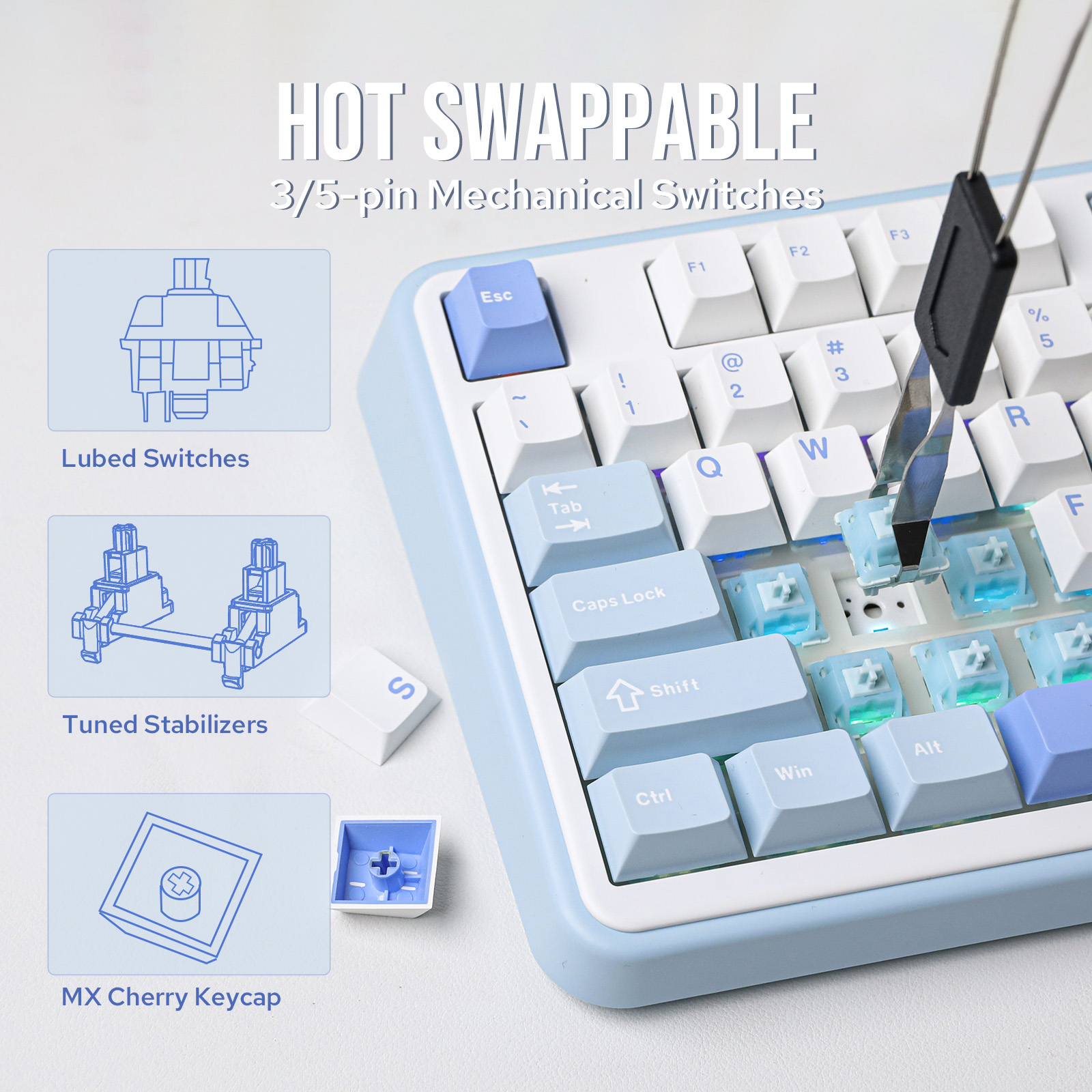 EPOMAKER TH99/TH99 Plus 96% QW - Keyboard Numpad Separate 리뷰 및 가격