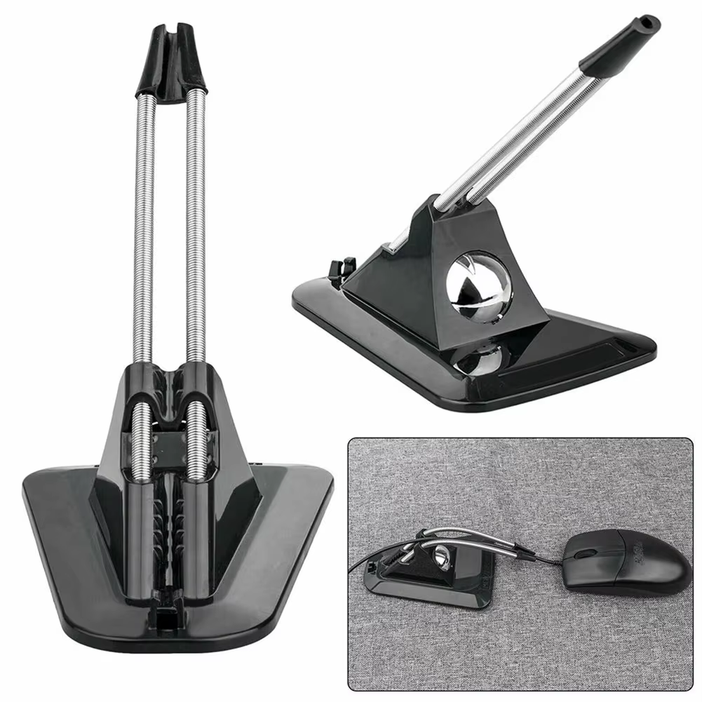 Mouse Cable Holder Computer PC - Mouse Bungee Spring 리뷰 및 가격