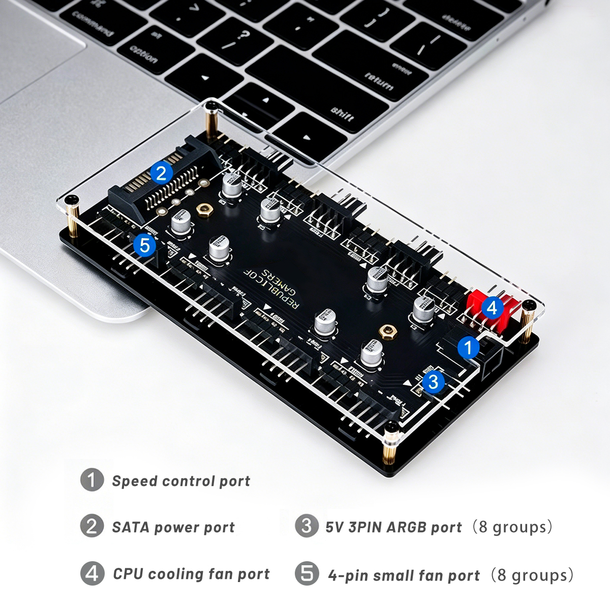 2-in-1 8-Port ARGB & PWM Fan H - Fan Hub Rgb Controller 리뷰 및 가격