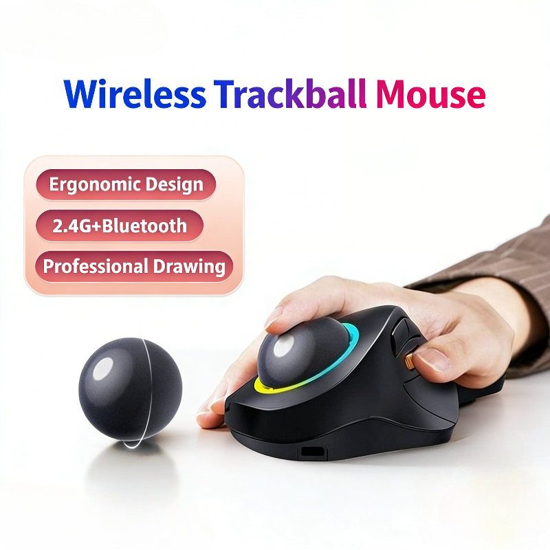 Wireless Trackball Mouse RGB E - Gaming Accessories Ipad 리뷰 및 가격