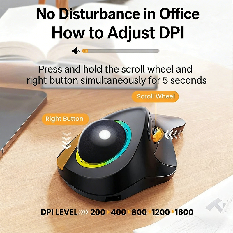Wireless Trackball Mouse RGB E - Gaming Accessories Ipad 리뷰 및 가격