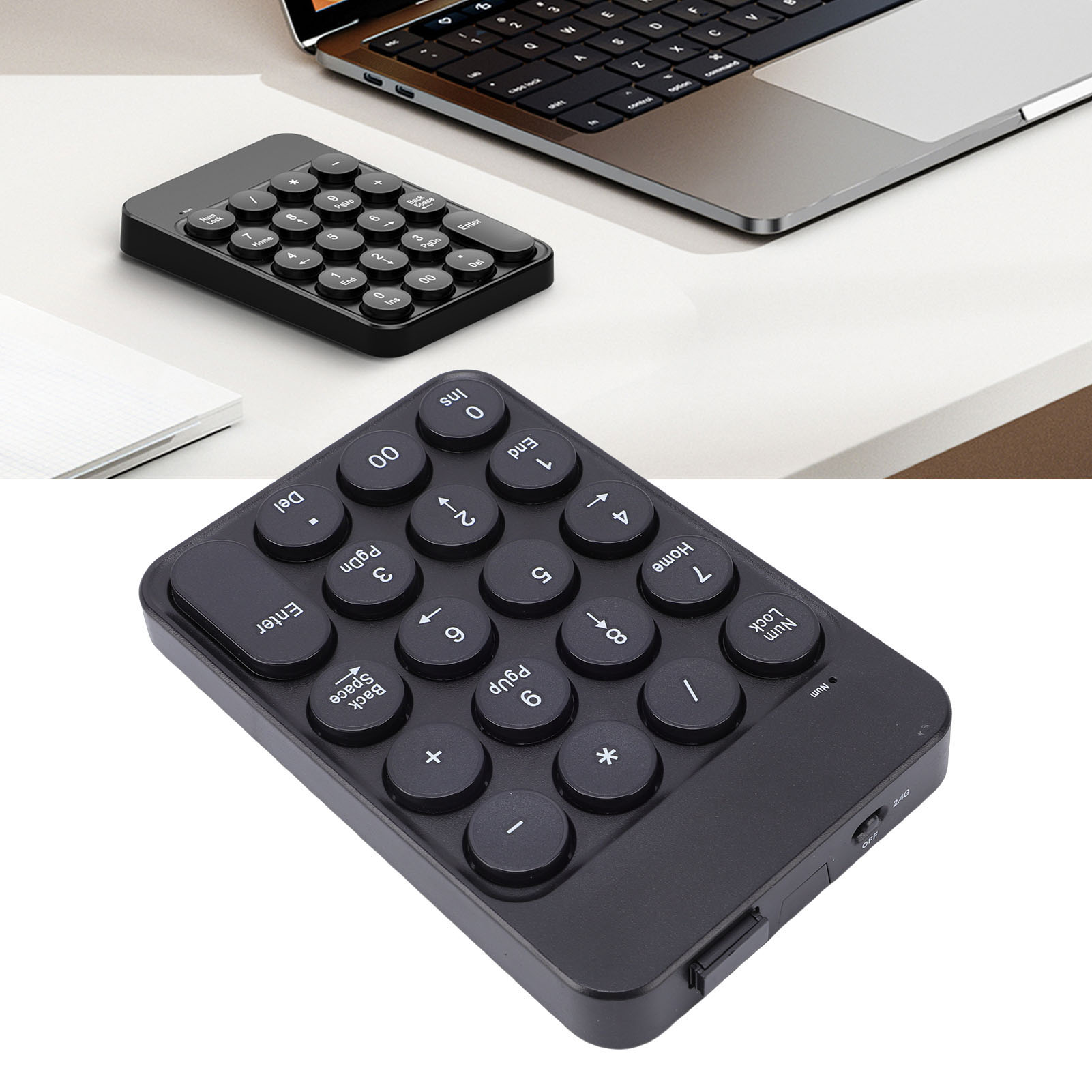 Mini Numeric Keypad with Round - Keyboard Numpad Separate 리뷰 및 가격