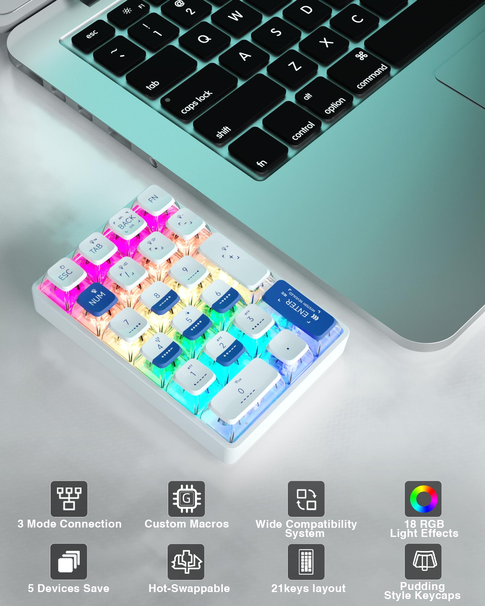 LEOBOG K21 Numpad Keyboard Wir - Keyboard Numpad Separate 리뷰 및 가격