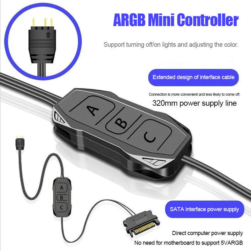 Shenguang synchronous 5v3 pin  - Fan Hub Rgb Controller 리뷰 및 가격