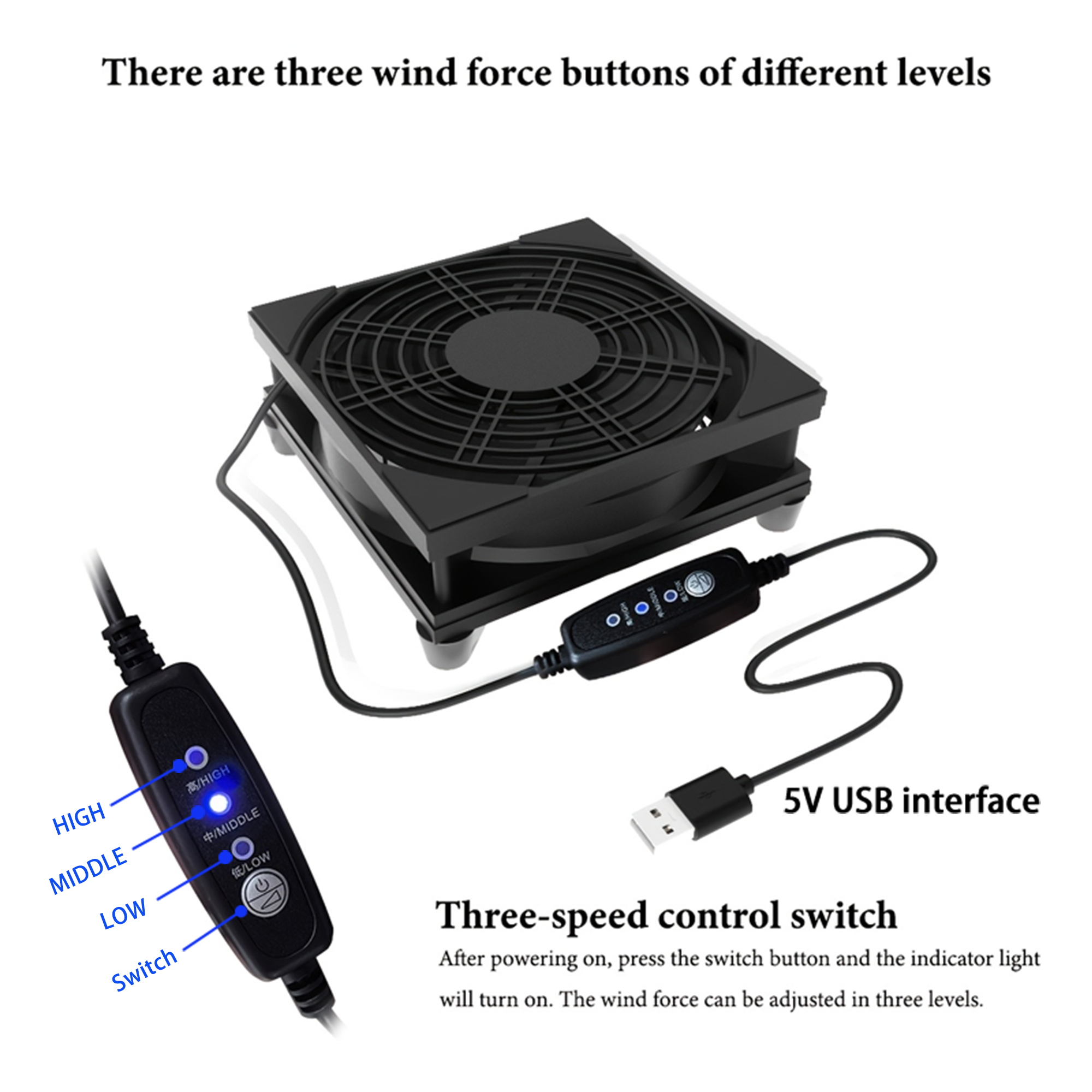 3-speed adjustable fan with US - Fan Hub Rgb Controller 리뷰 및 가격