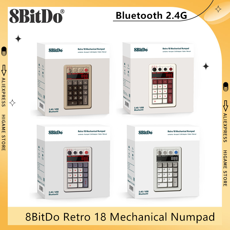 8BitDo Retro 18 Mechanical Num - Keyboard Numpad Separate 리뷰 및 가격