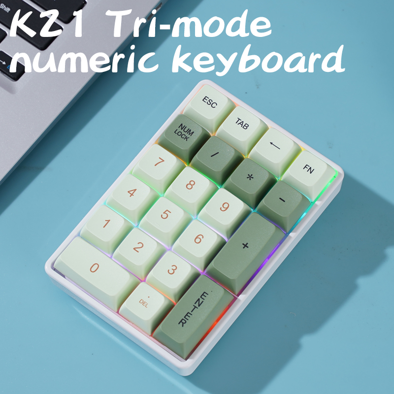 FREEWOLF K21 Wireless Mechanic - Keyboard Numpad Separate 리뷰 및 가격