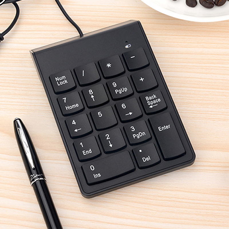 18 Keys USB Wire numeric keypa - Keyboard Numpad Separate 리뷰 및 가격