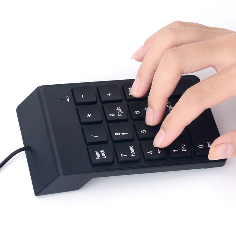 18 Keys USB Wire numeric keypa - Keyboard Numpad Separate 리뷰 및 가격