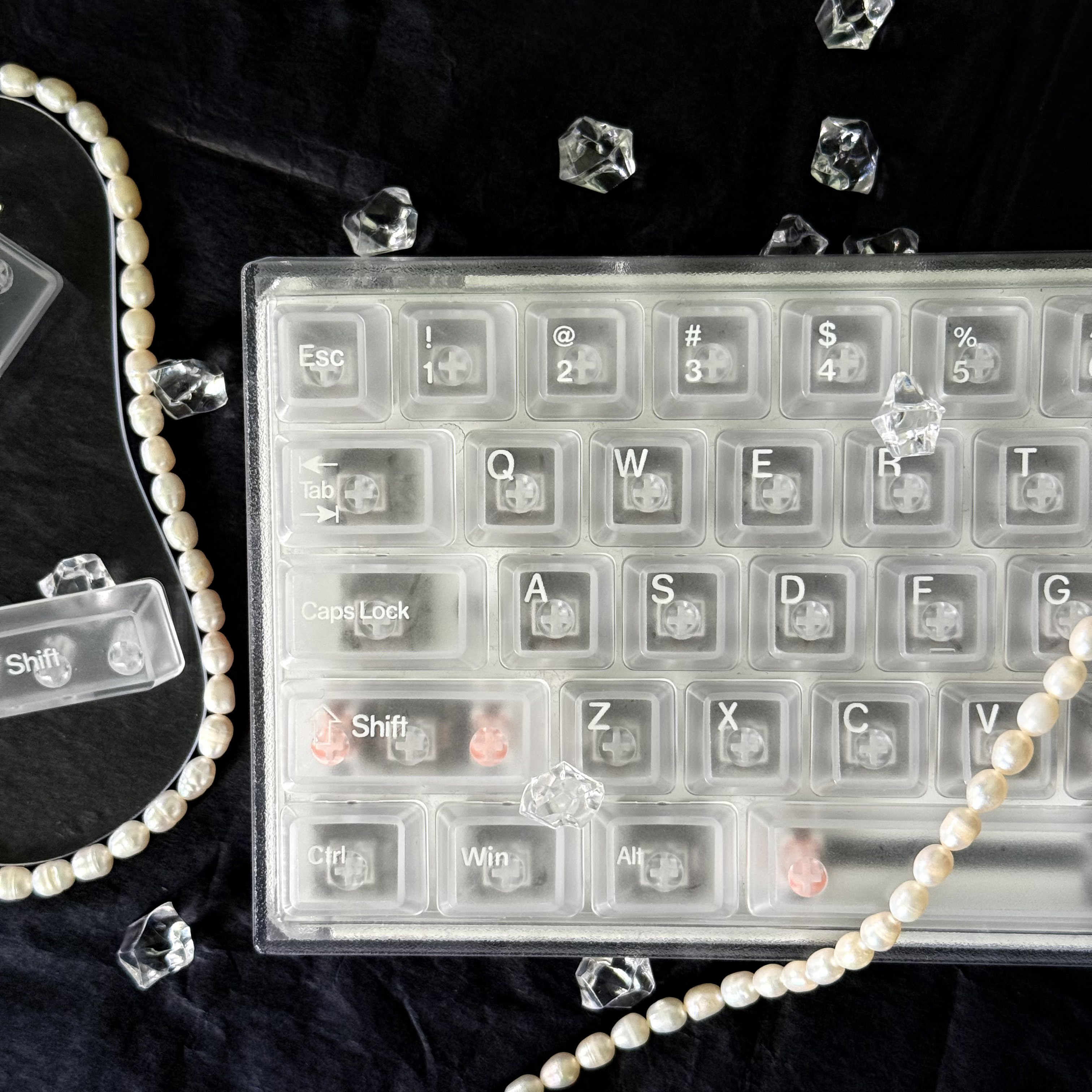 Clear Transparent & Frosted Tr - Keyboard Numpad Separate 리뷰 및 가격