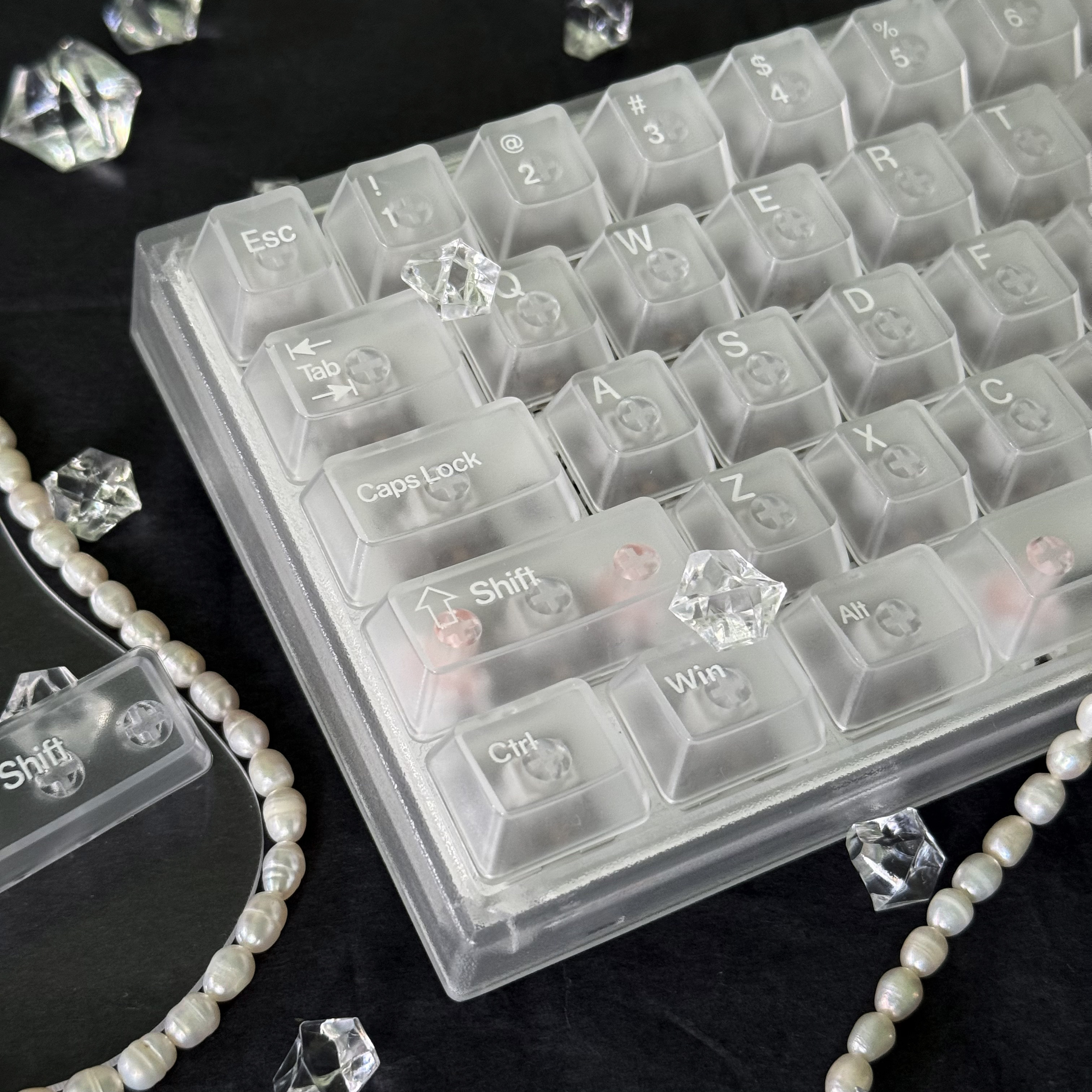 Clear Transparent & Frosted Tr - Keyboard Numpad Separate 리뷰 및 가격