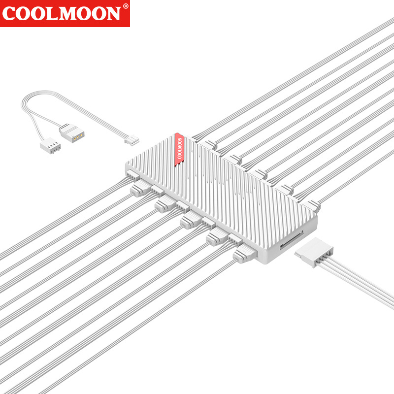 COOLMOON Motherboard 5V 3Pin P - Fan Hub Rgb Controller 리뷰 및 가격
