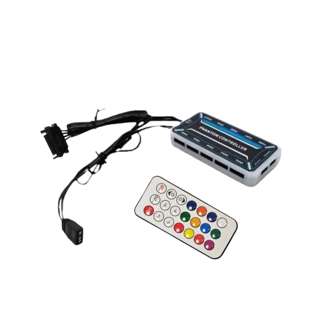 6-Pin Fan Hub, 10 6-Pin Interf - Fan Hub Rgb Controller 리뷰 및 가격